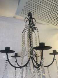 Kerzenhalter mit Behang