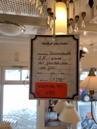 Deckenleuchte dreiflammig Bronze