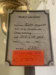 Lüster vergoldet mit original Swarovski Strassbehang